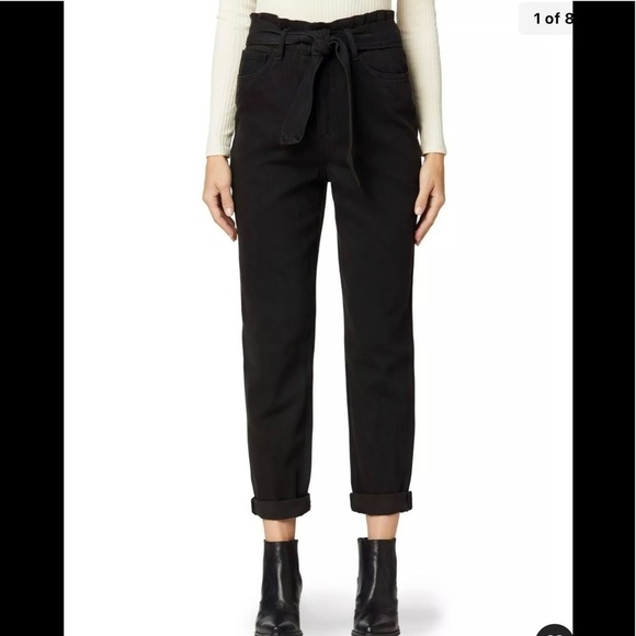 NWT Joe’s Paper Bag Pleated High Waist Ponte Knit High Rise Jogger SZ S - Picture 1 of 8